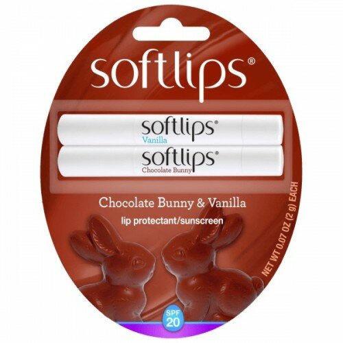 Softlips Classic Chocolate Bunny Twin Pack