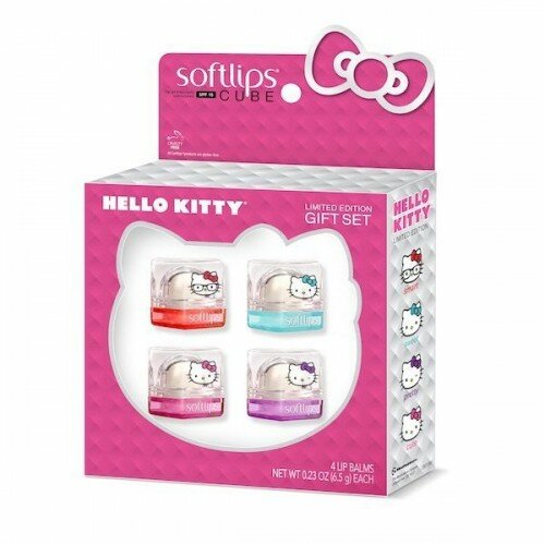Softlips Cube - Hello Kitty Limited Edition 4 Piece Gift Set